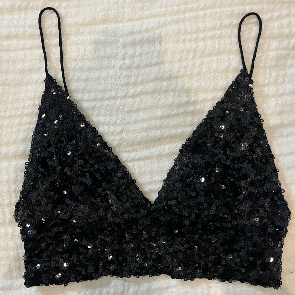 Free People Sequin Bralette